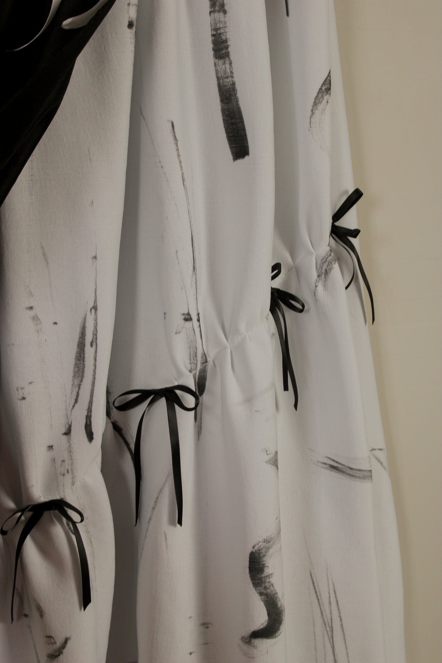 "Checkmate" Multi-Layered Gathered Bow Skirt