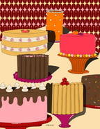 "Something Sweet After Dinner" Print - HAWWAA Studios