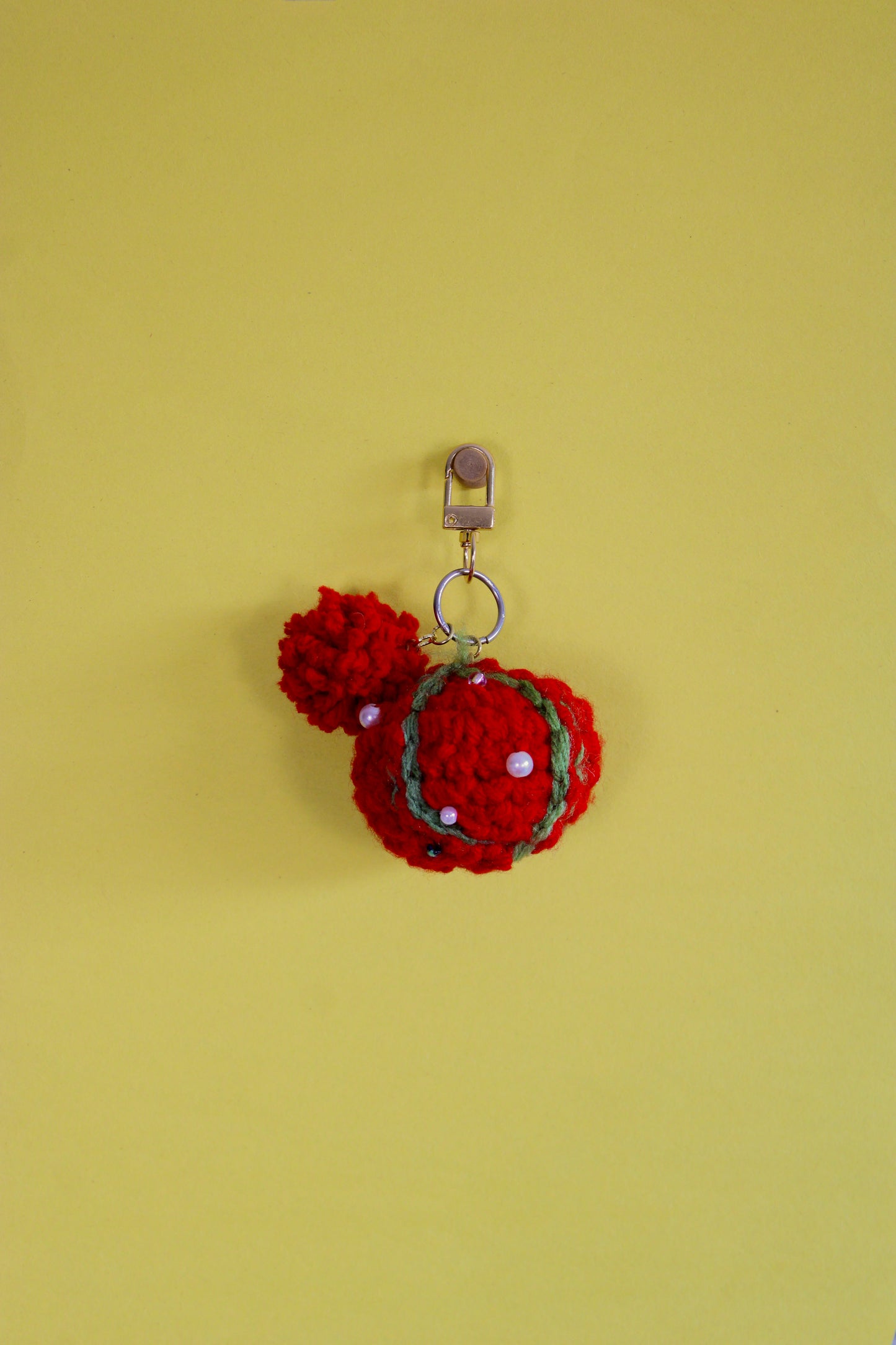 Tomato Pin Cushion Crocheted Bag & Phone Charm