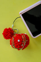 Tomato Pin Cushion Crocheted Bag & Phone Charm