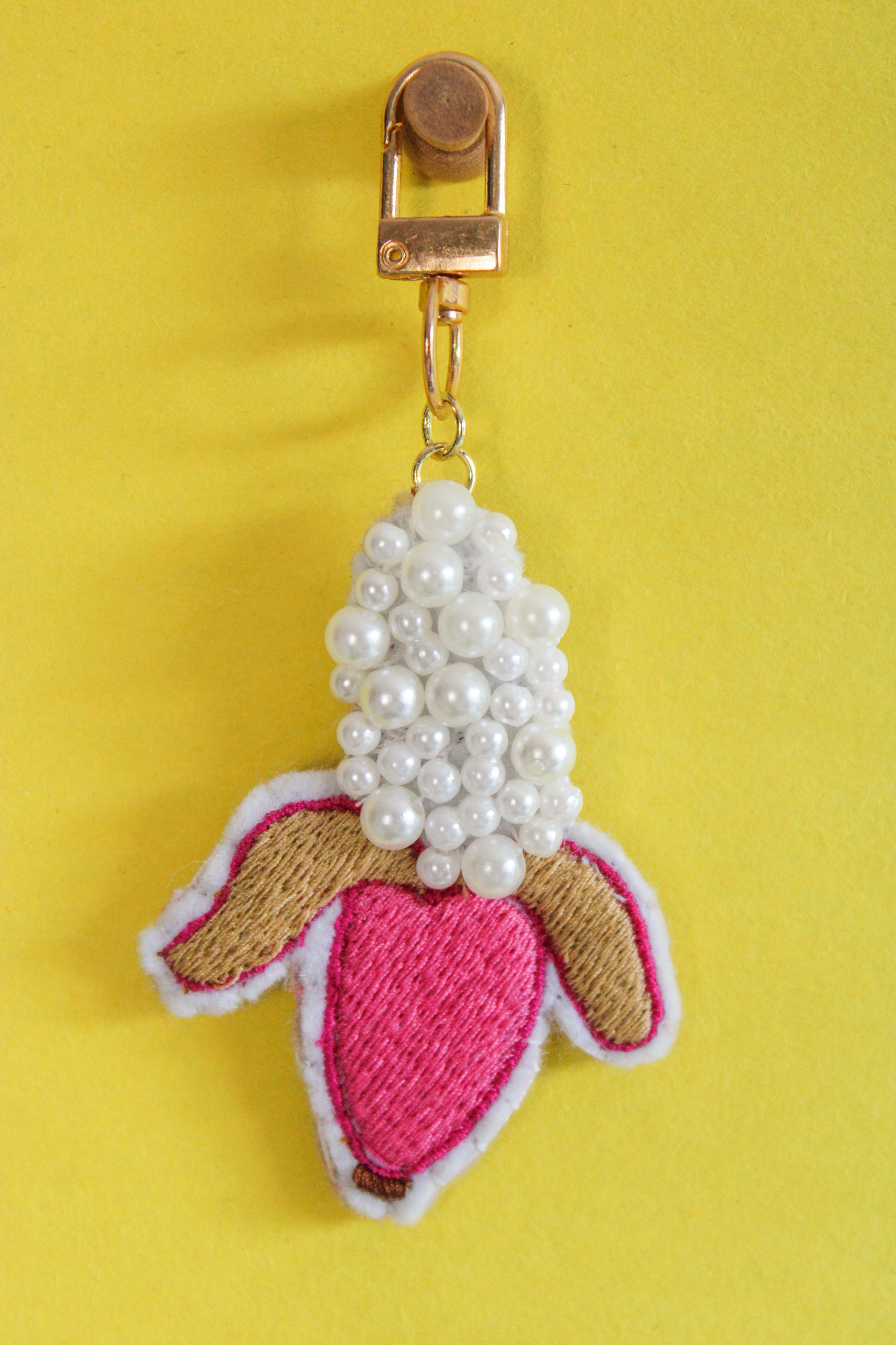 Banana Studio Beaded Bag & Phone Charm