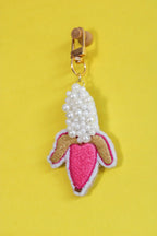 Banana Studio Beaded Bag & Phone Charm