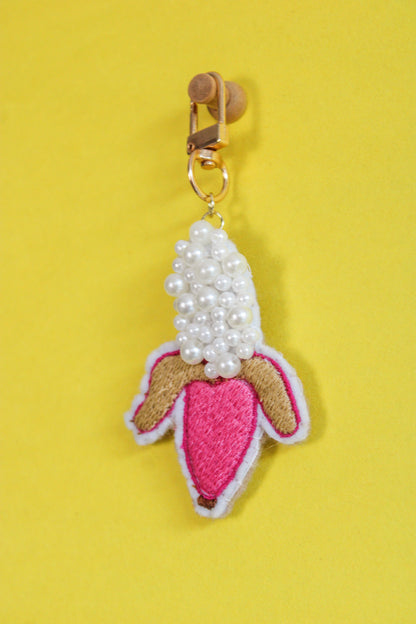 Banana Studio Beaded Bag & Phone Charm