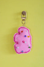 Frosted Animal Cracker Bag Charm