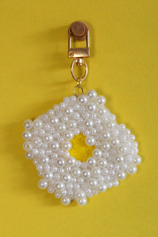 Pearled Egg Bag & Phone Charm