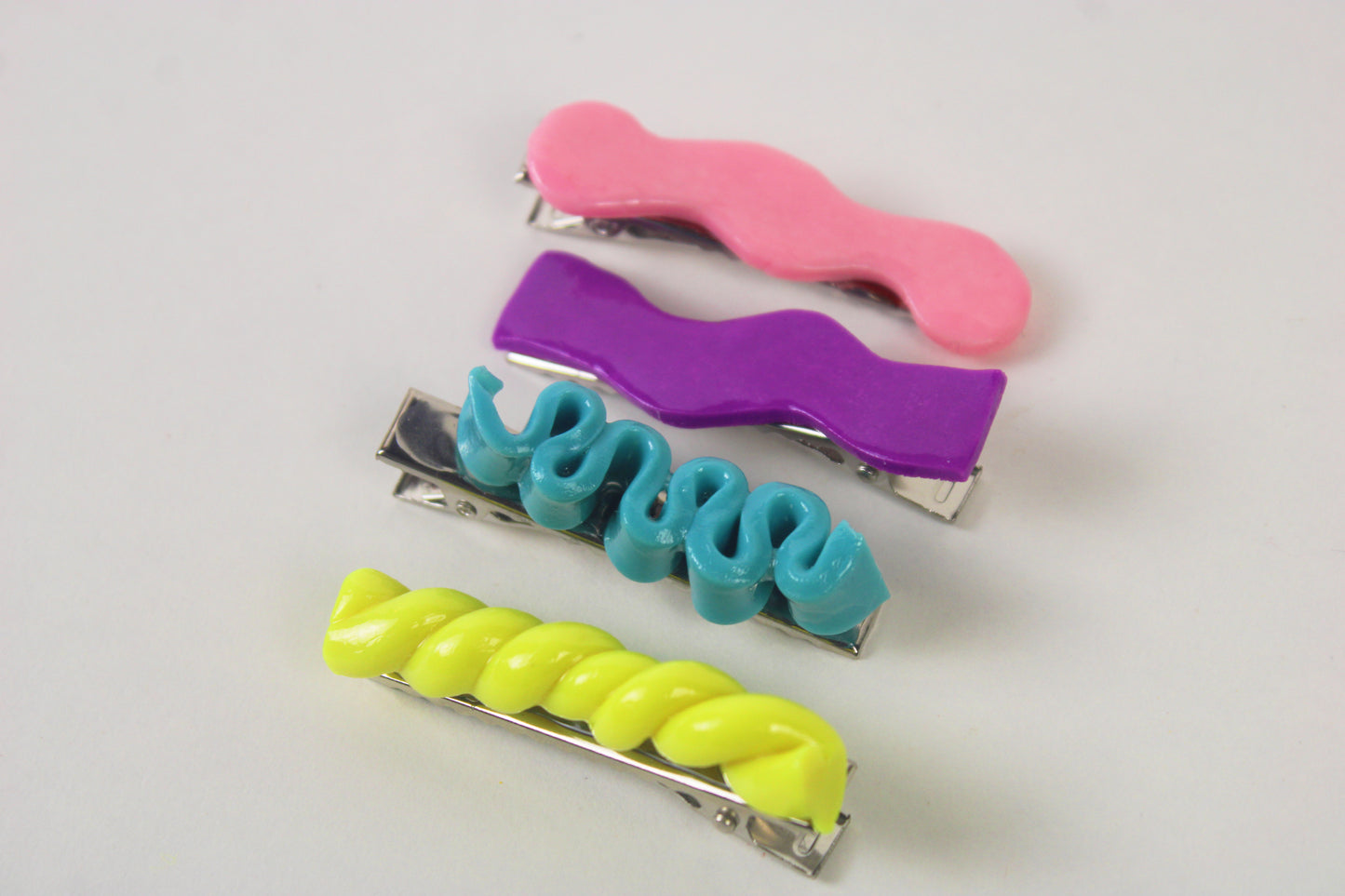 "Twisty" 4-Pack Hair Clips