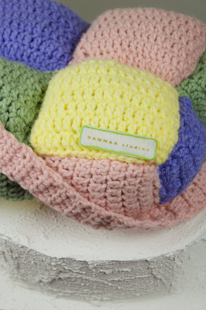 “Soft Life” Mimi Color-blocked Mini Pillow Bag