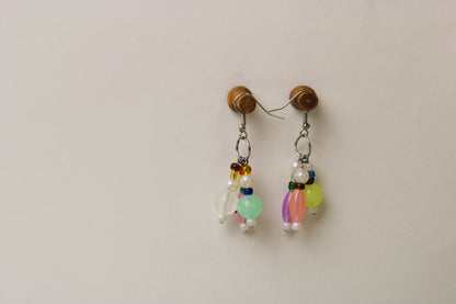 “Tea Time” Beaded Earrings