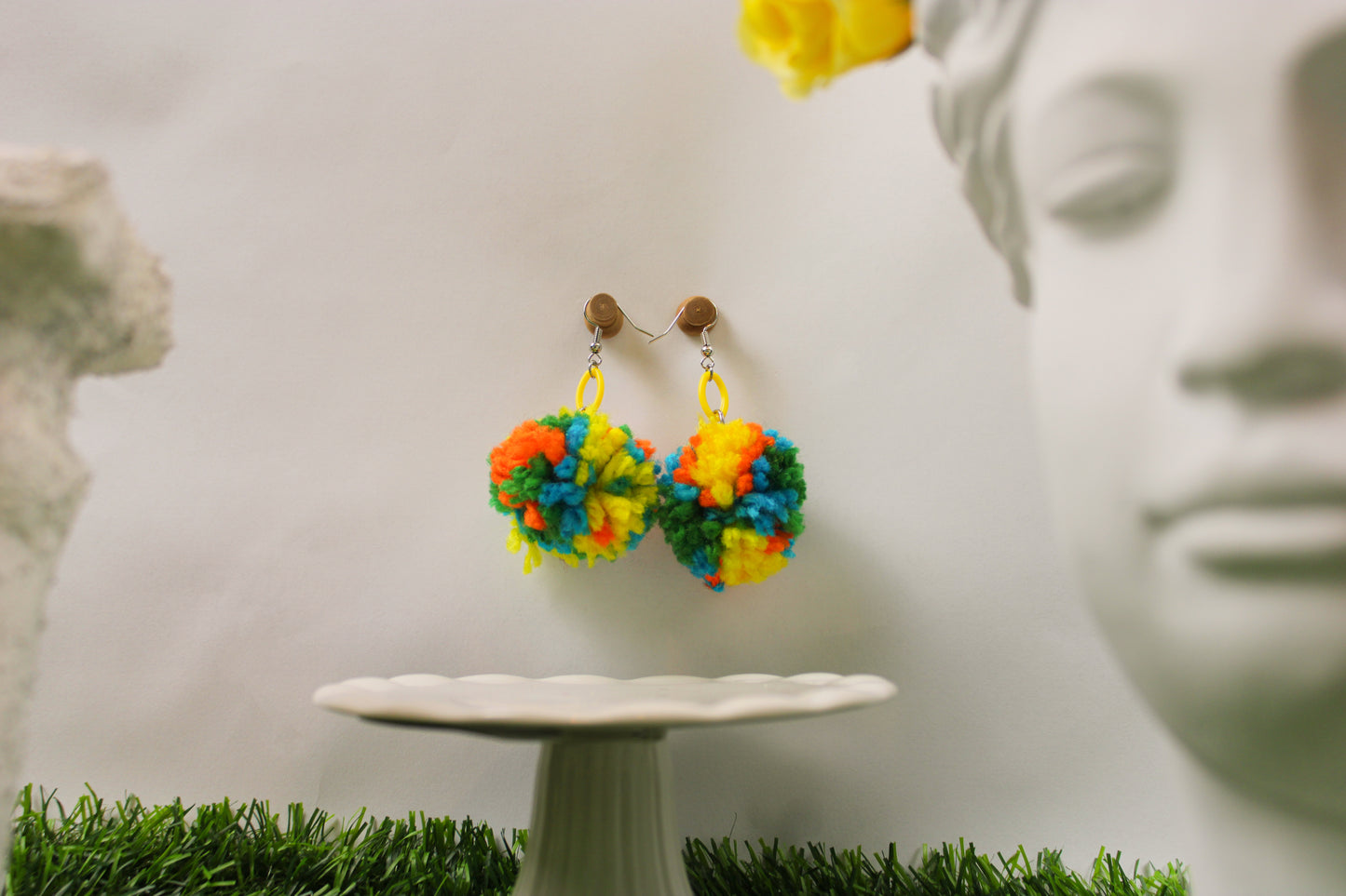 Pom-Pom Earrings