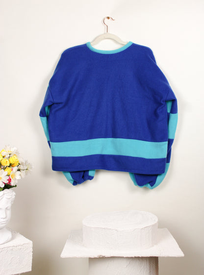 “حواء” Monochrome Color-blocked Sweatshirt