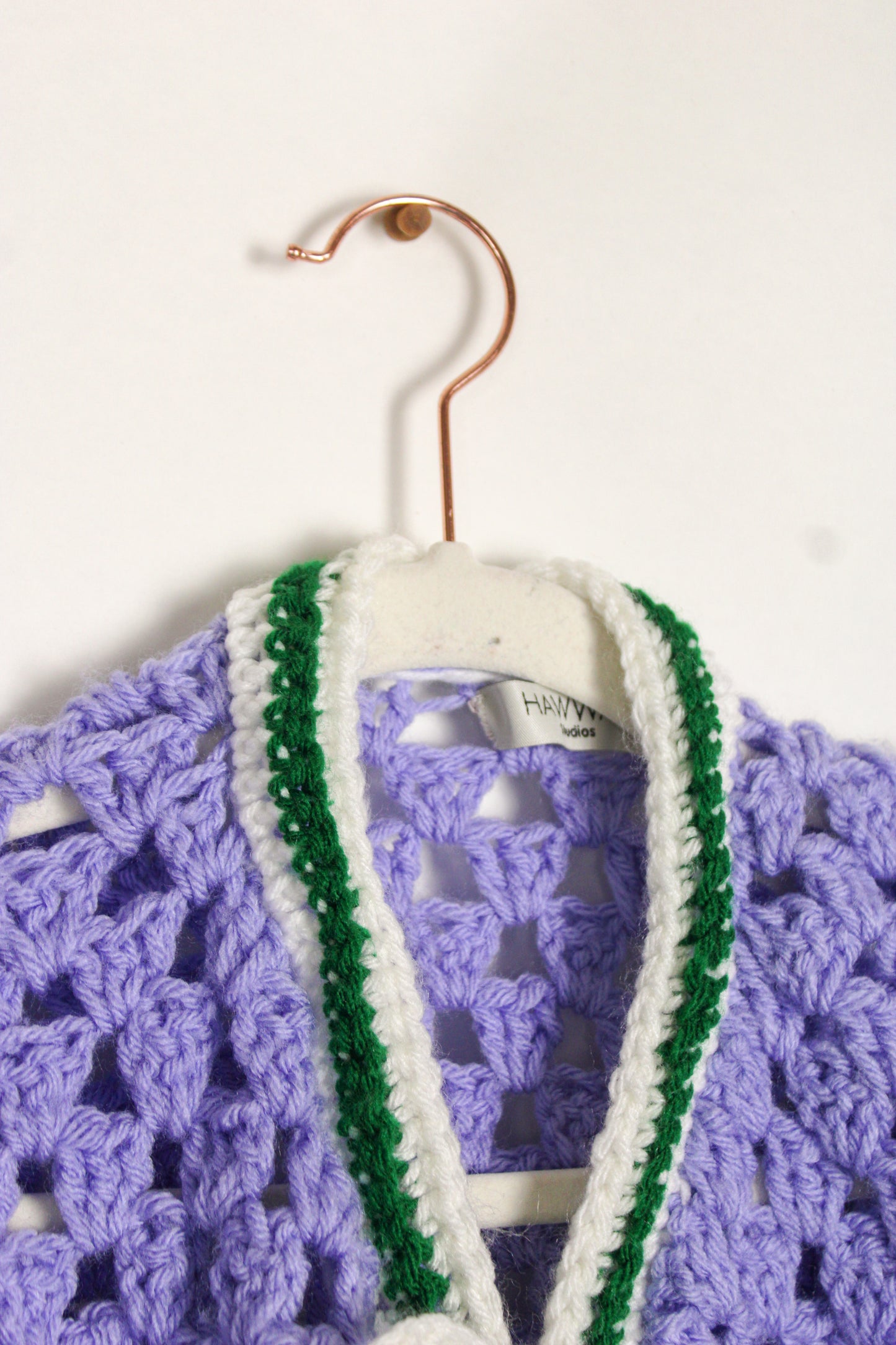 "Wilber" Crocheted Tennis Warm-Up Jacket