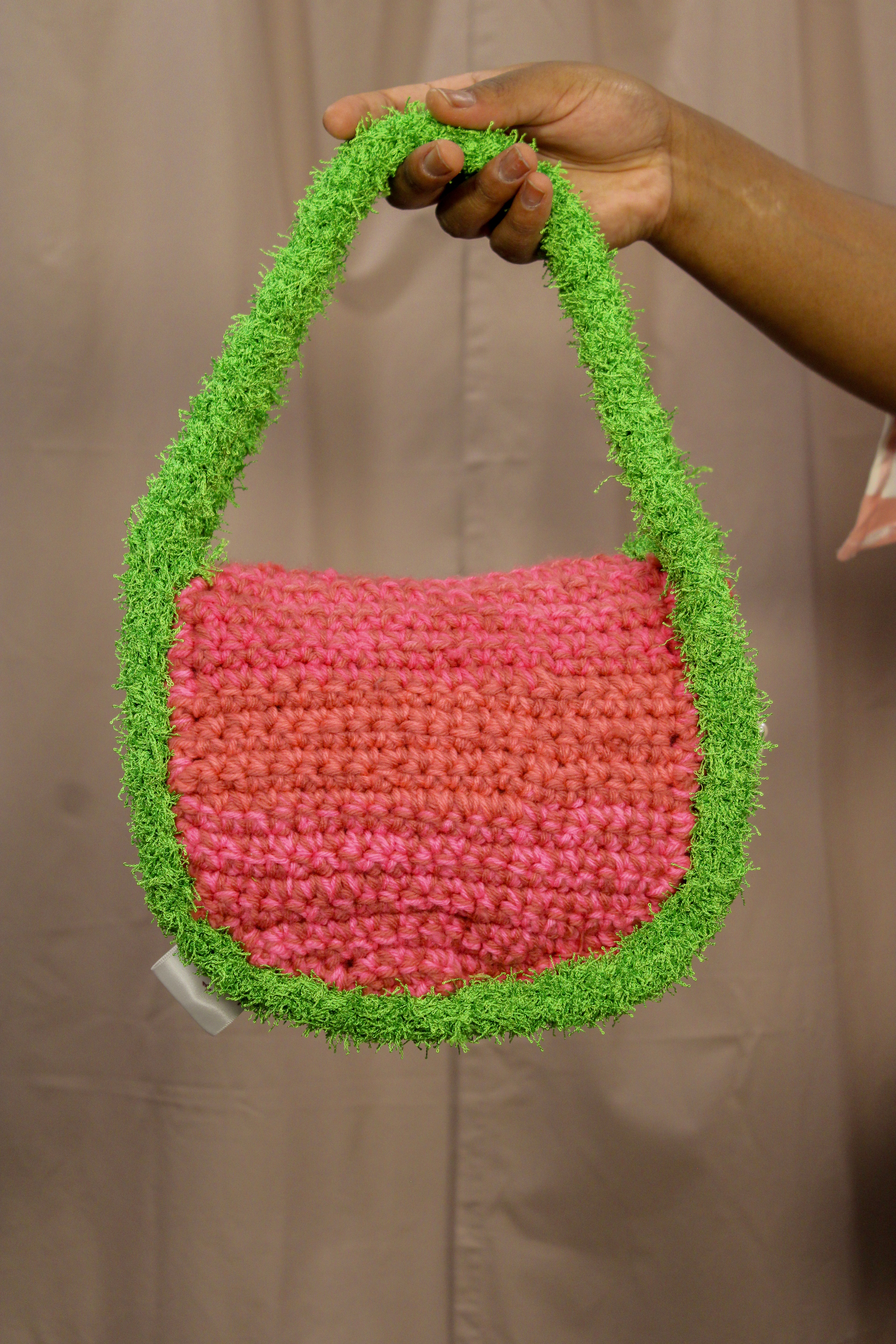 Grassy Shoulder Bag - Pink - HAWWAA Studios
