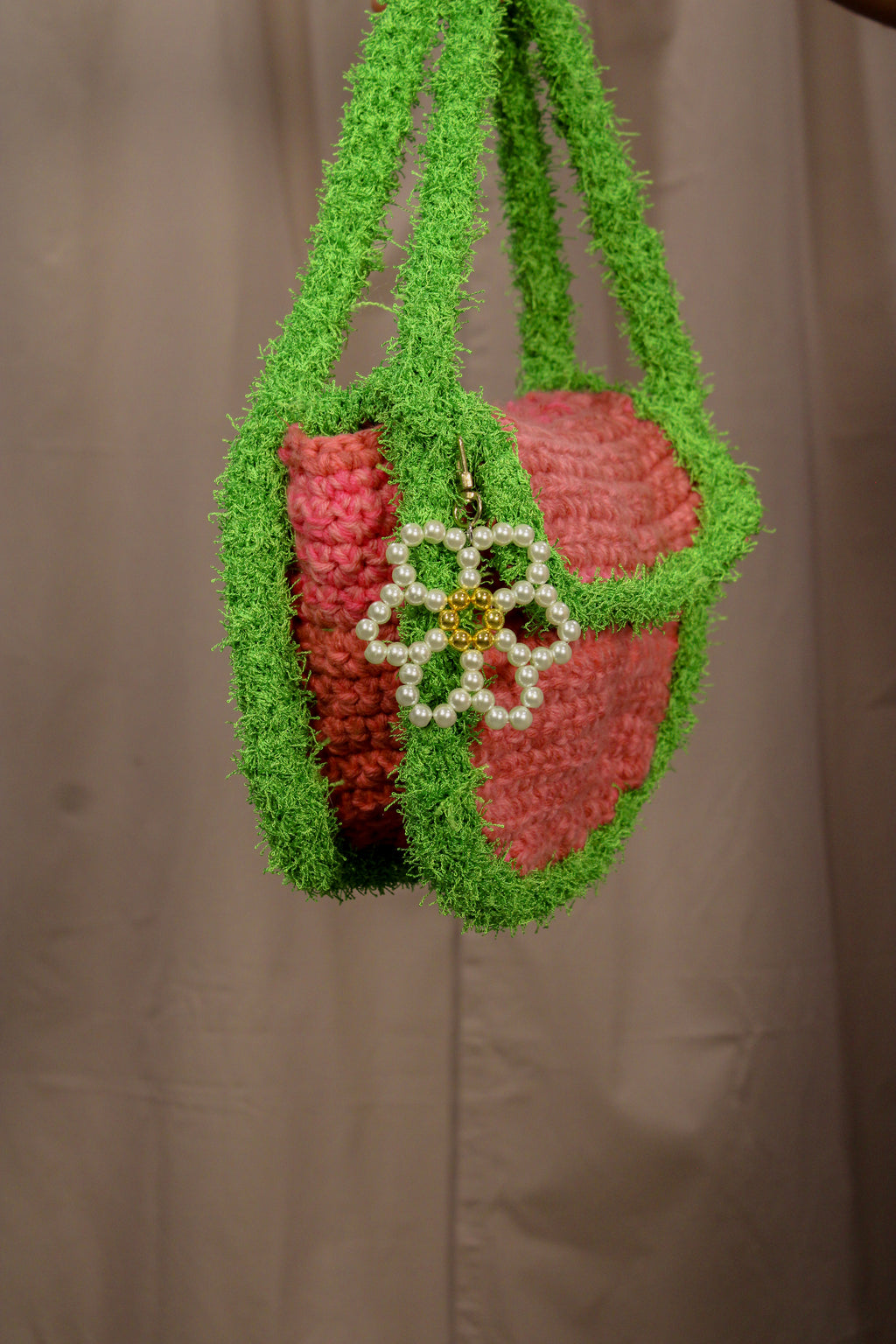 Grassy Shoulder Bag - Pink - HAWWAA Studios
