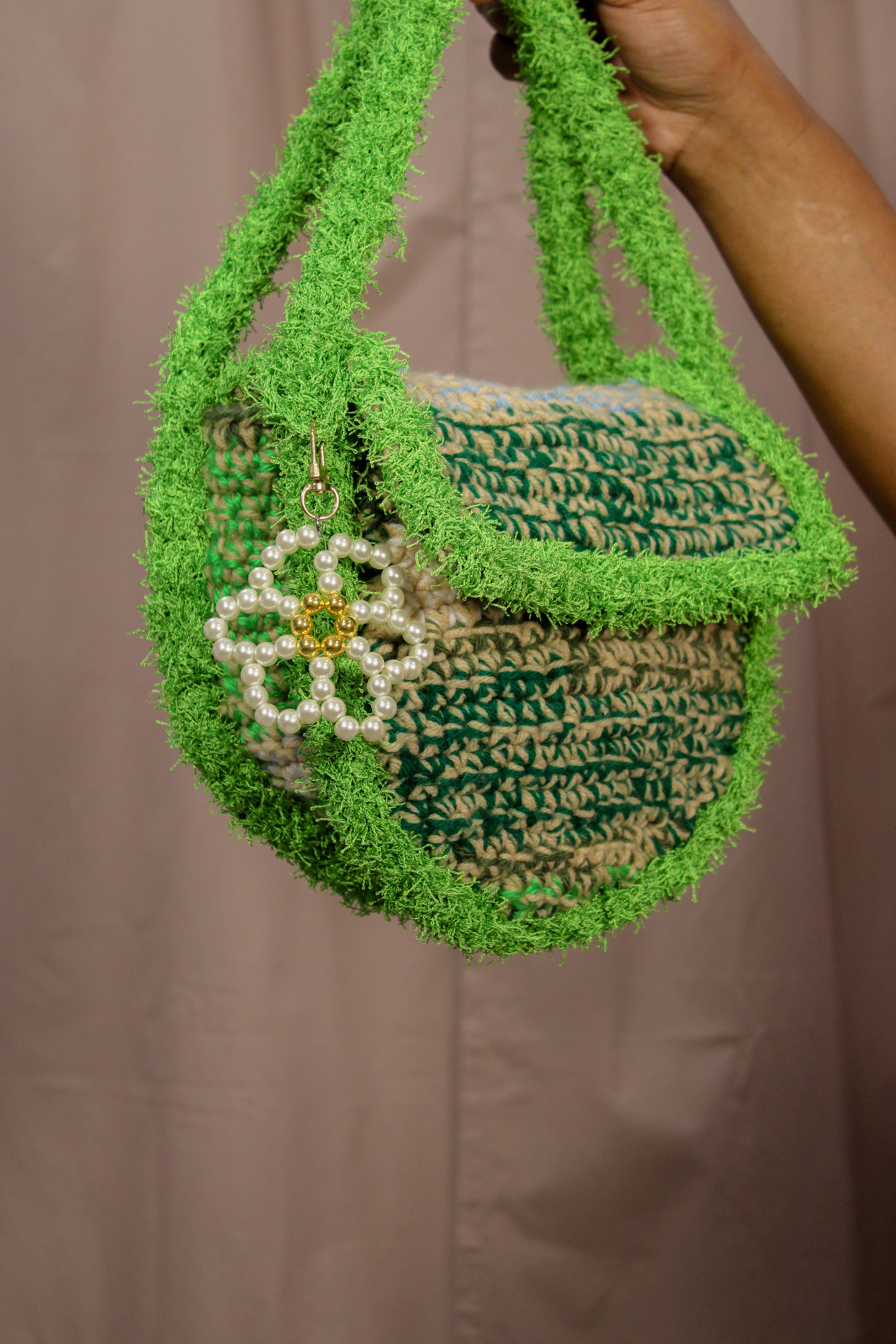 Grassy Shoulder Bag - Green - HAWWAA Studios