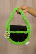Grassy Shoulder Bag - Black - HAWWAA Studios