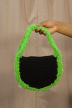 Grassy Shoulder Bag - Black - HAWWAA Studios