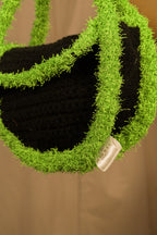 Grassy Shoulder Bag - Black - HAWWAA Studios