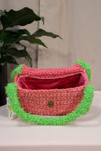 Grassy Shoulder Bag - Pink - HAWWAA Studios
