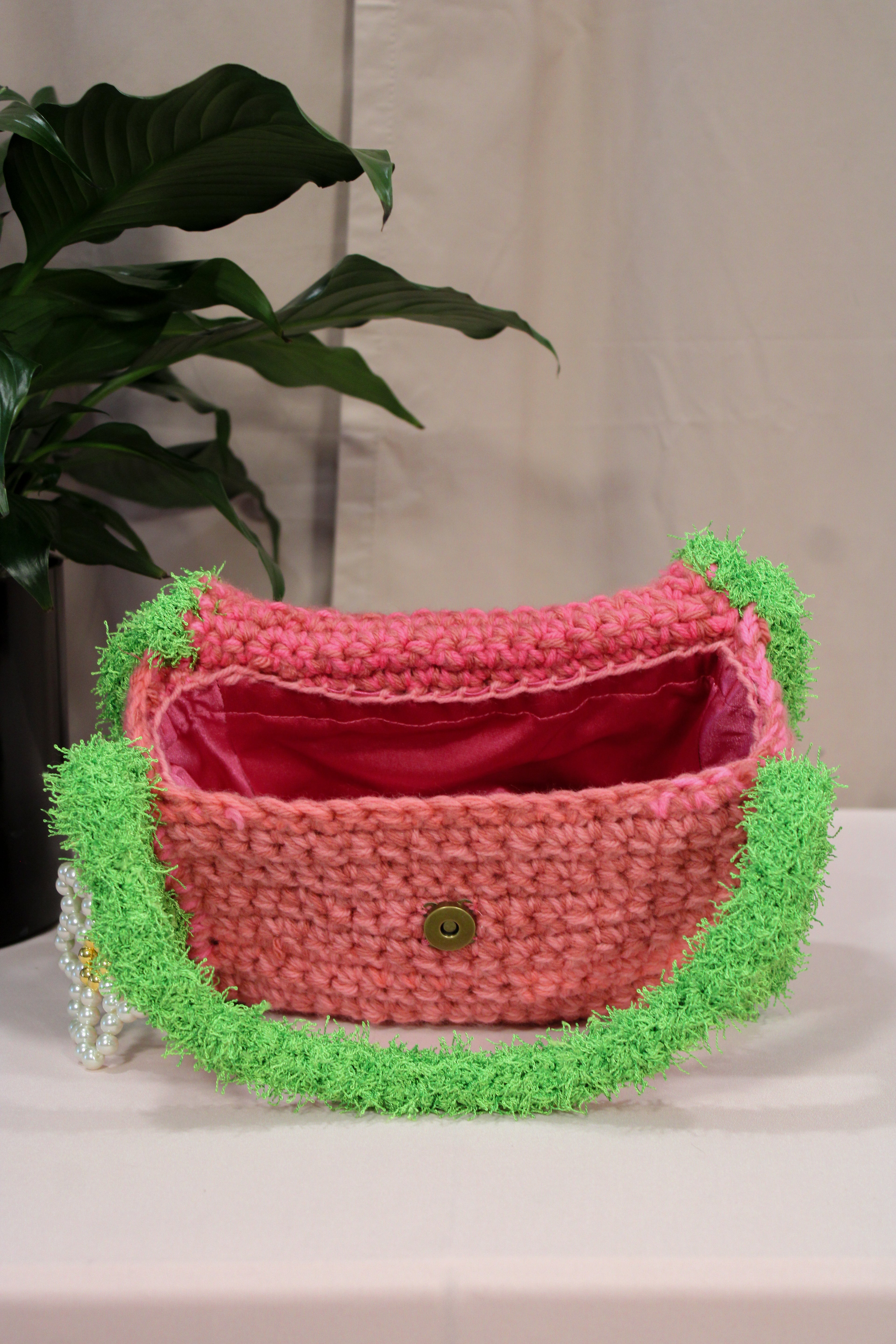 Grassy Shoulder Bag - Pink - HAWWAA Studios