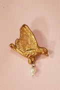 Gold Dove Brooch - HAWWAA Studios