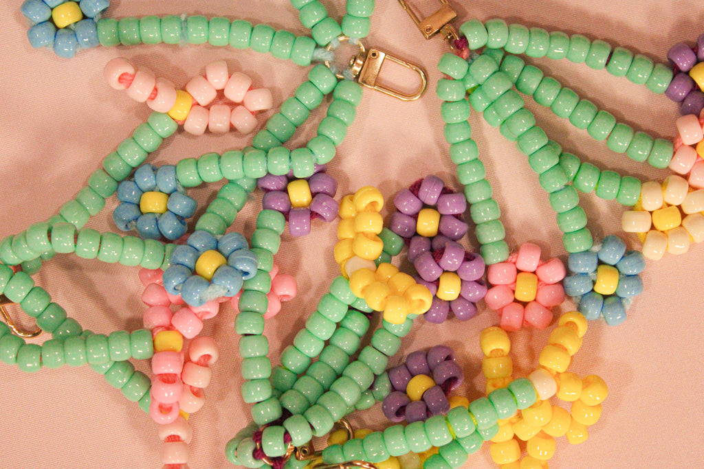 Beaded Bouquet Bag Charm - HAWWAA Studios