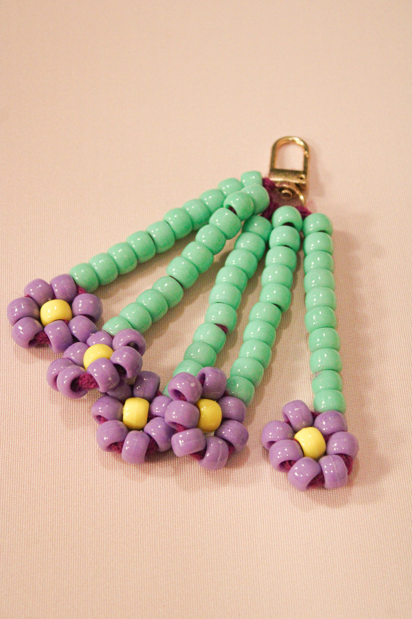 Beaded Bouquet Bag Charm - HAWWAA Studios