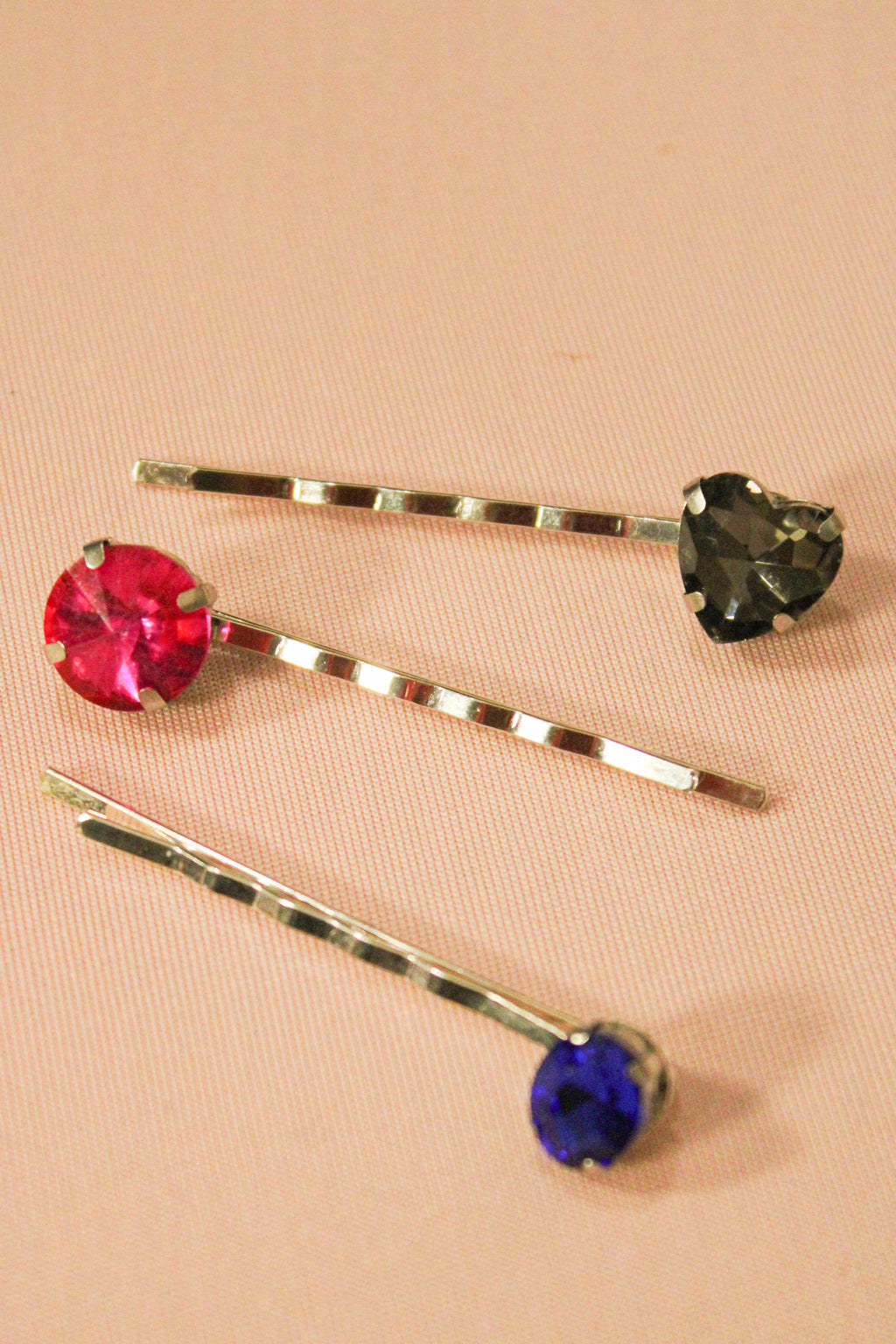 3-Pack Mystery Rhinestone Bobby Pins  - HAWWAA Studios