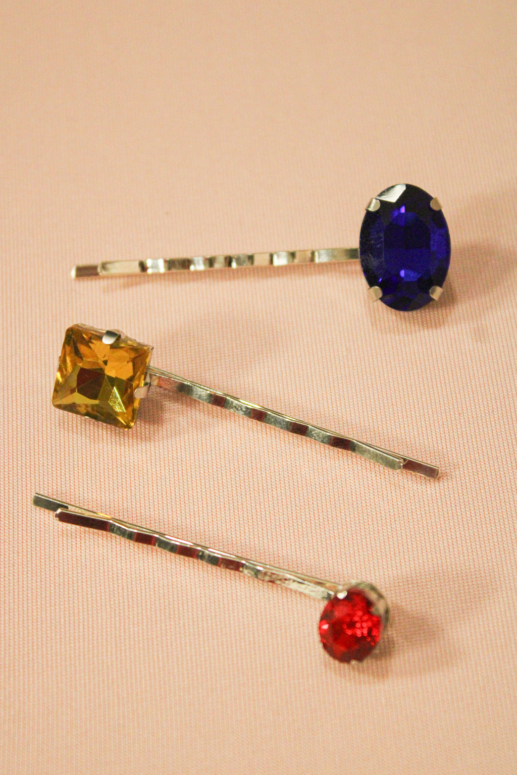 3-Pack Mystery Rhinestone Bobby Pins  - HAWWAA Studios