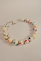 Toile de Jouy Beaded Necklace - HAWWAA Studios