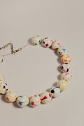 Toile de Jouy Beaded Necklace - HAWWAA Studios