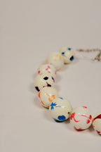 Toile de Jouy Beaded Necklace - HAWWAA Studios