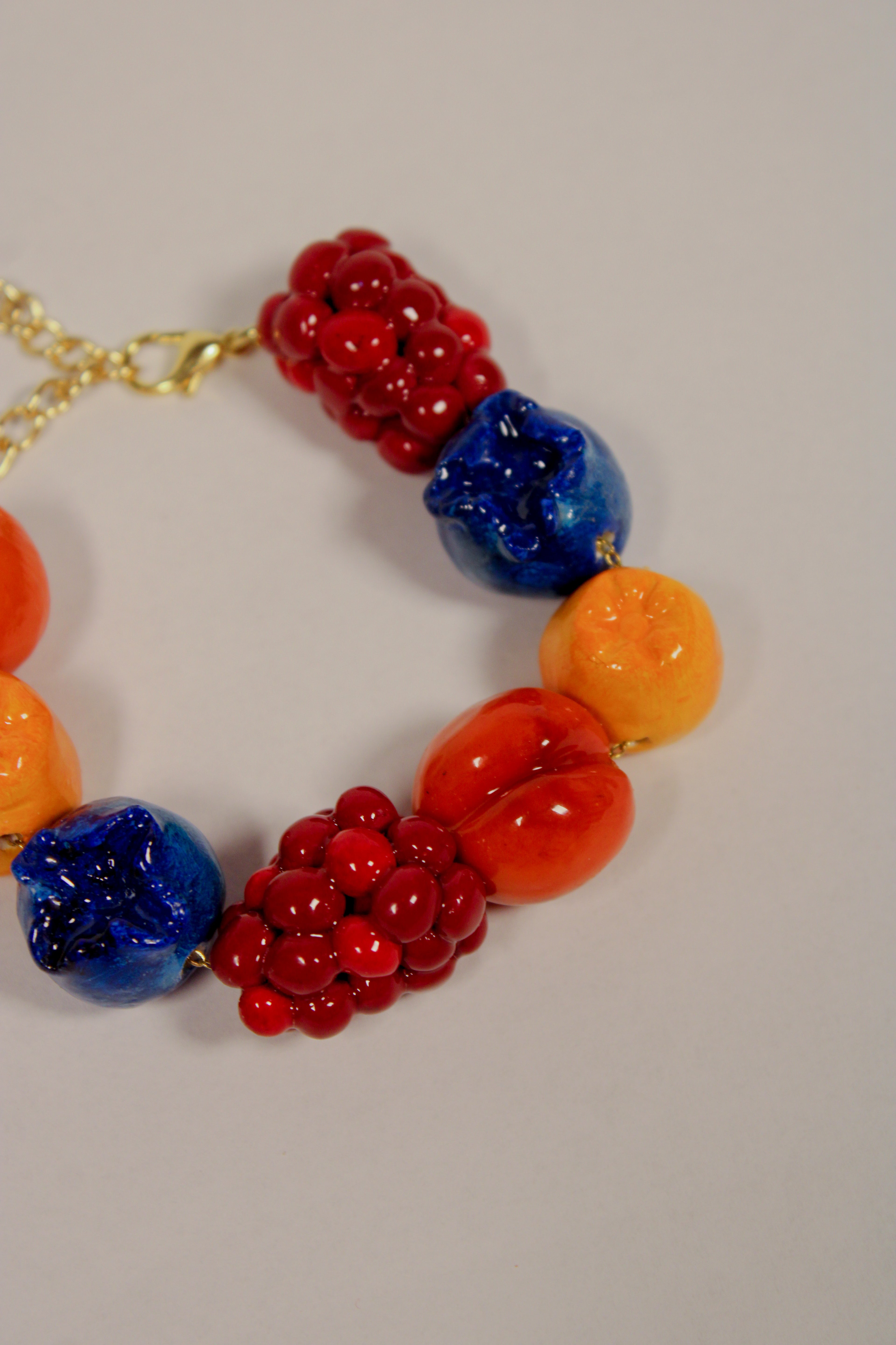 "Nature's Juice" Beaded Fruit Bracelet - HAWWAA Studios