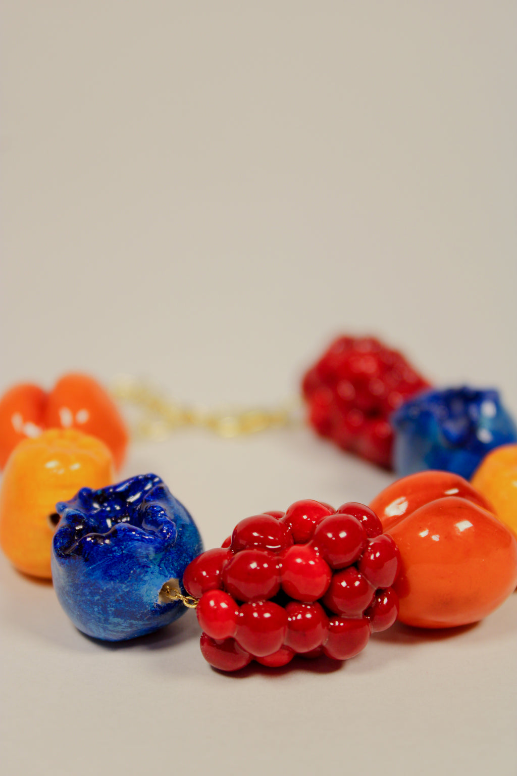 "Nature's Juice" Beaded Fruit Bracelet - HAWWAA Studios