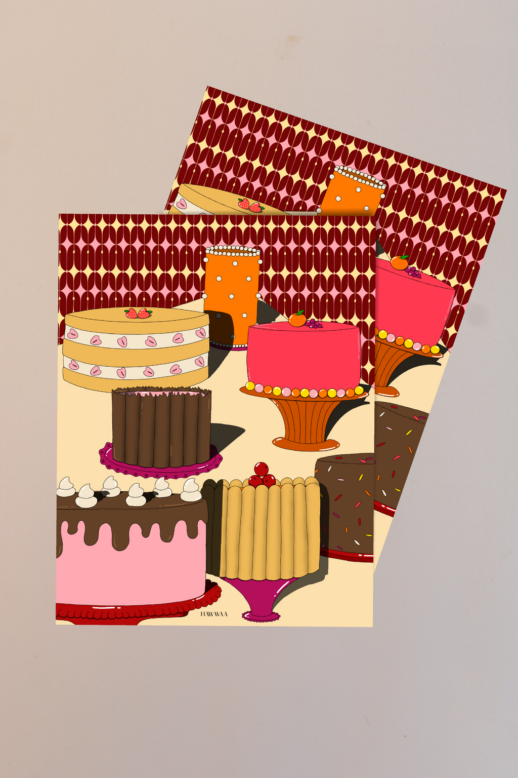 "Something Sweet After Dinner" Print - HAWWAA Studios