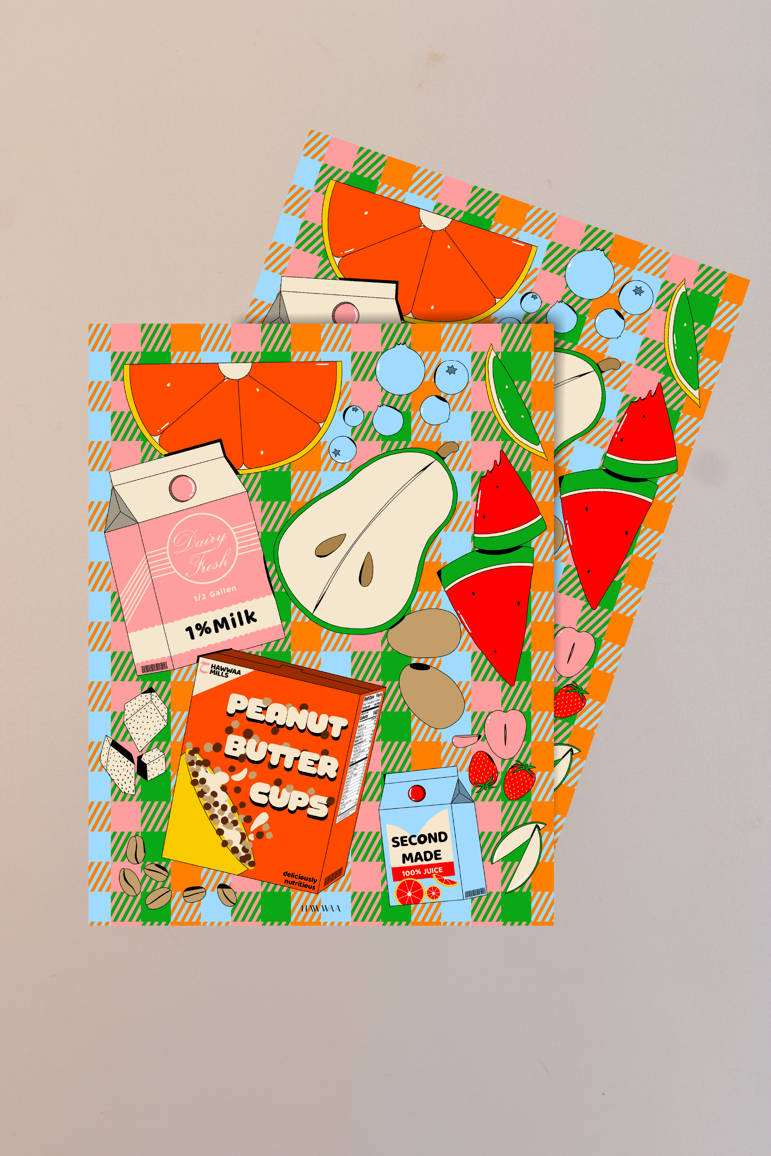 "A Balanced Breakfast" Print - HAWWAA Studios