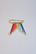 Cascade Safety Pin Brooch - HAWWAA Studios