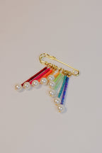 Cascade Safety Pin Brooch - HAWWAA Studios