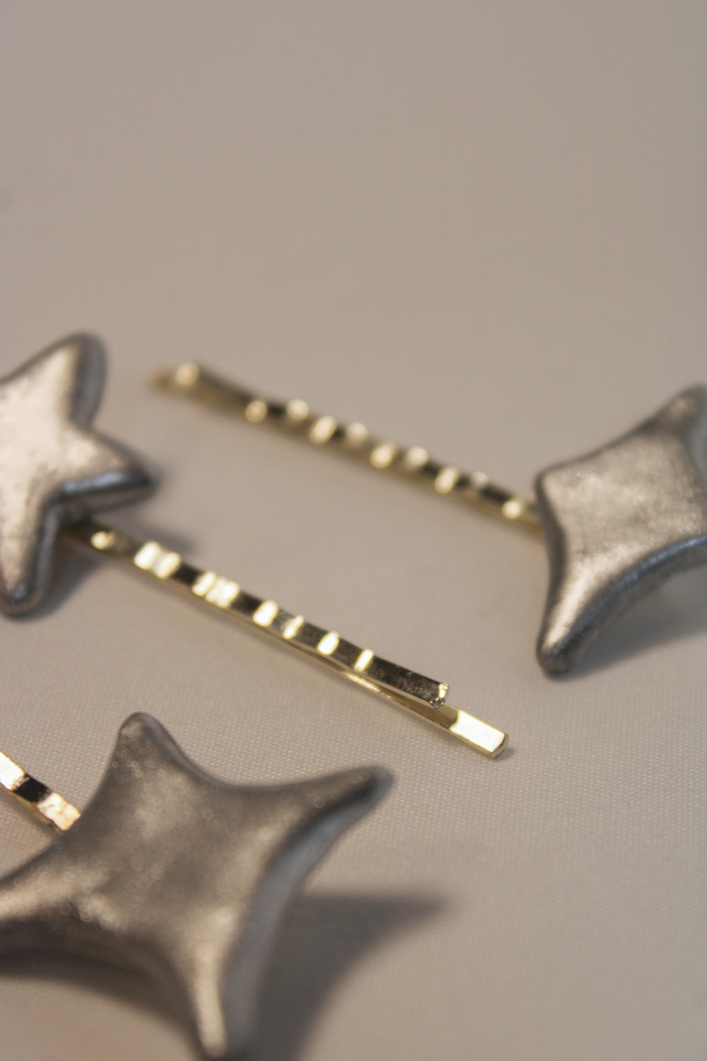 Shooting Star 3-Pack Chrome Bobby Pins - HAWWAA Studios