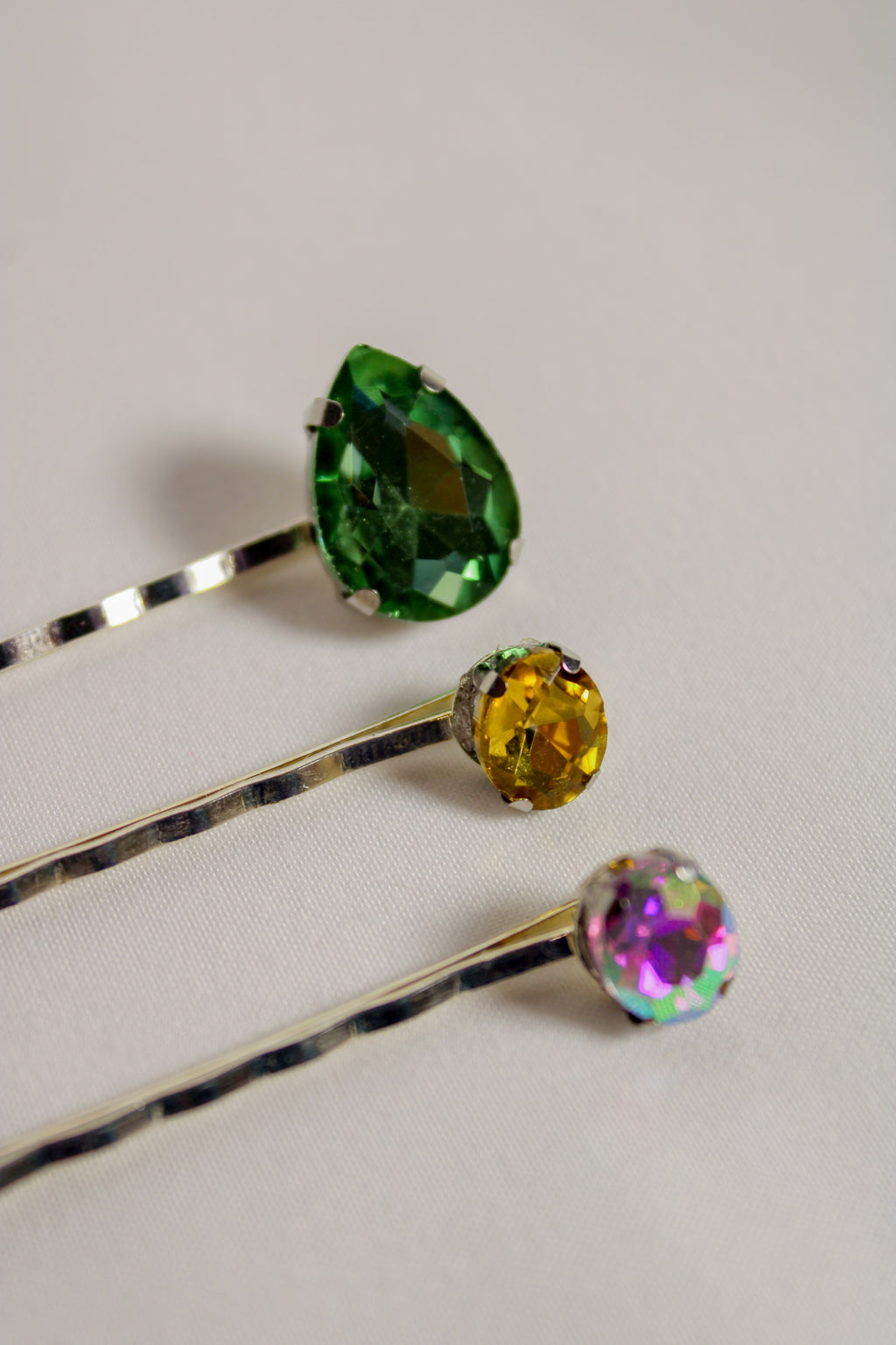 Party Rhinestone Bobby Pins - 3-Pack - HAWWAA Studios