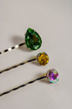 Party Rhinestone Bobby Pins - 3-Pack - HAWWAA Studios