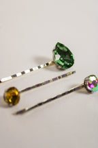 Party Rhinestone Bobby Pins - 3-Pack - HAWWAA Studios