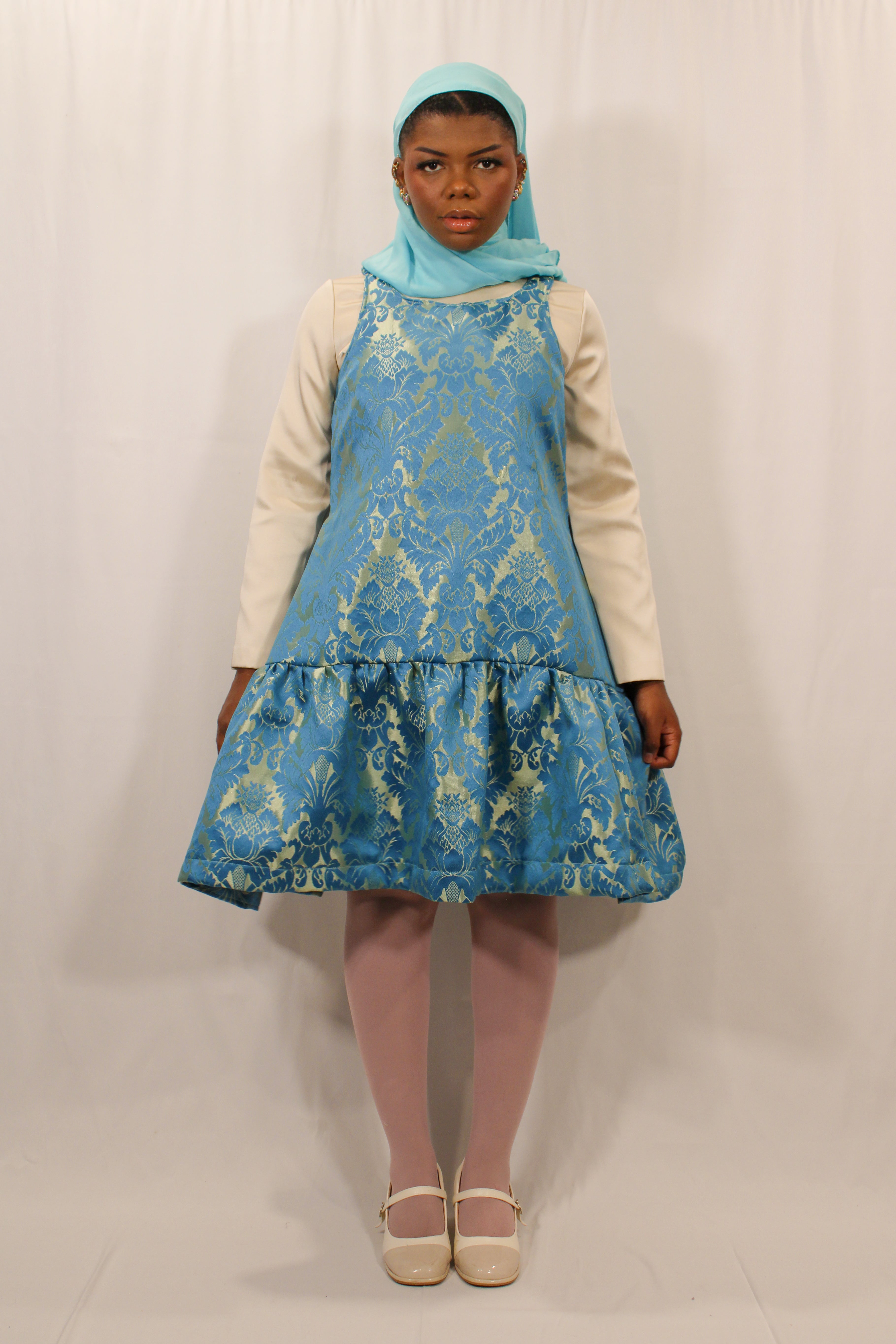 "Gilded Skies" Midi Dress - HAWWAA Studios