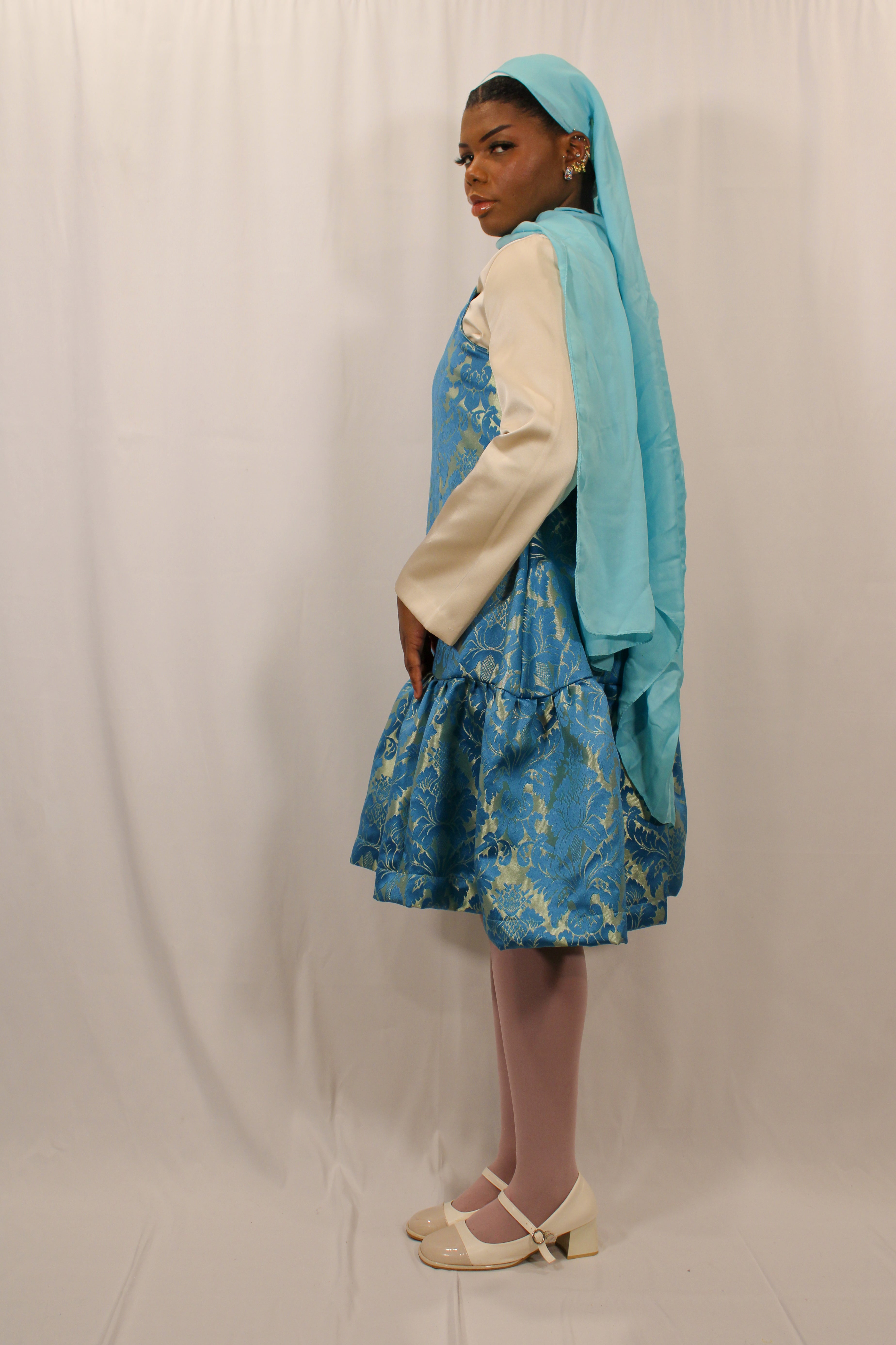 "Gilded Skies" Midi Dress - HAWWAA Studios