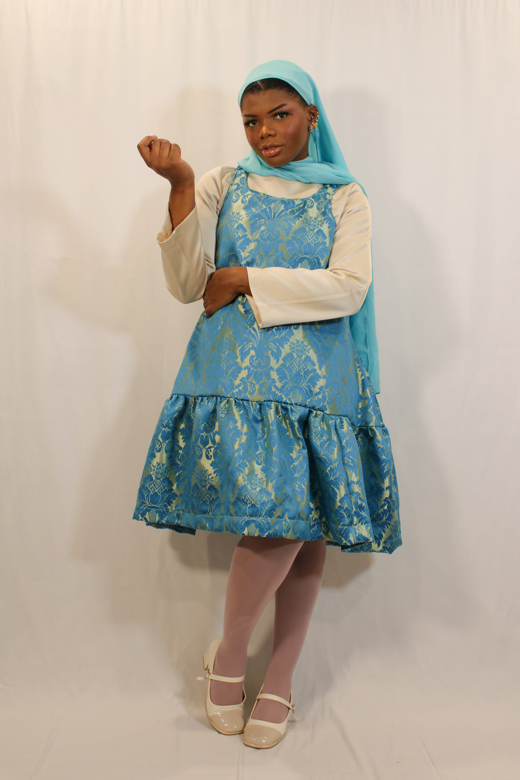 "Gilded Skies" Midi Dress - HAWWAA Studios