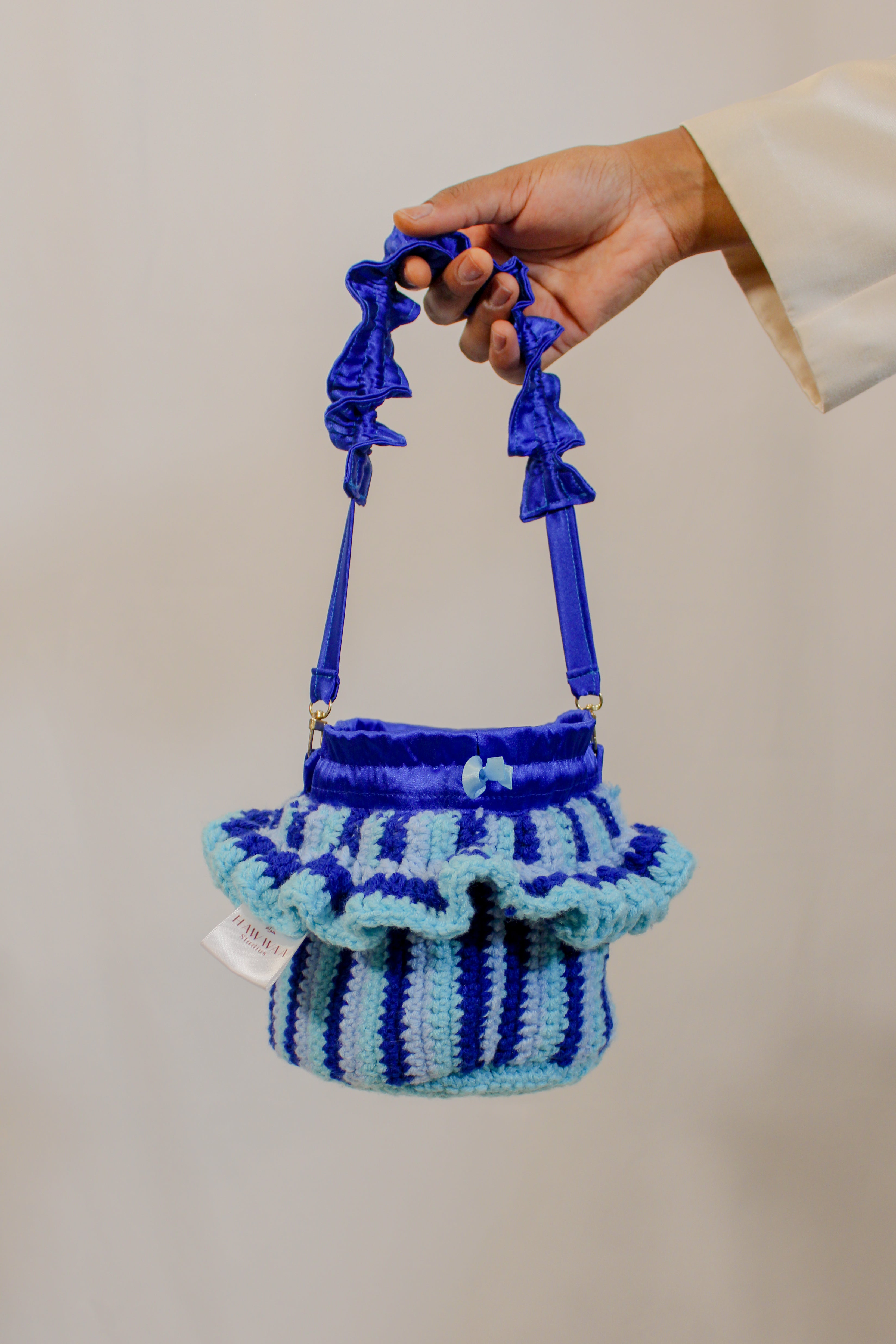 "Blueberry" Market Pouch Handbag - HAWWAA Studios