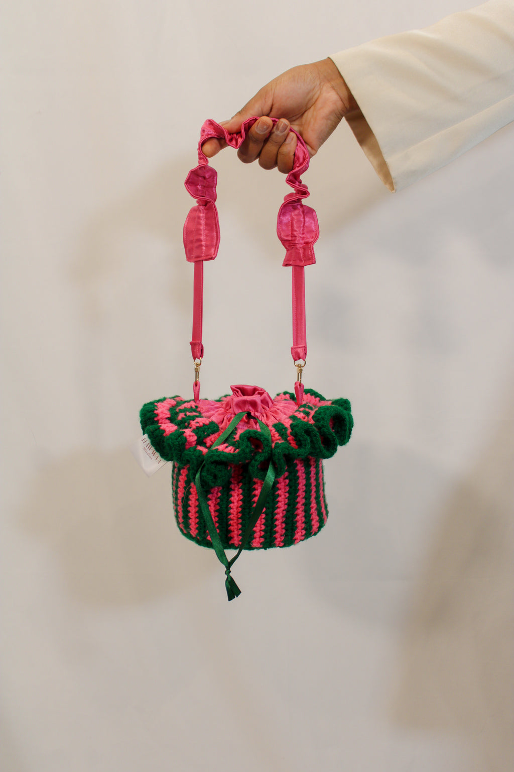 "Kate & Kelly" Market Pouch Crocheted Handbag - HAWWAA Studios