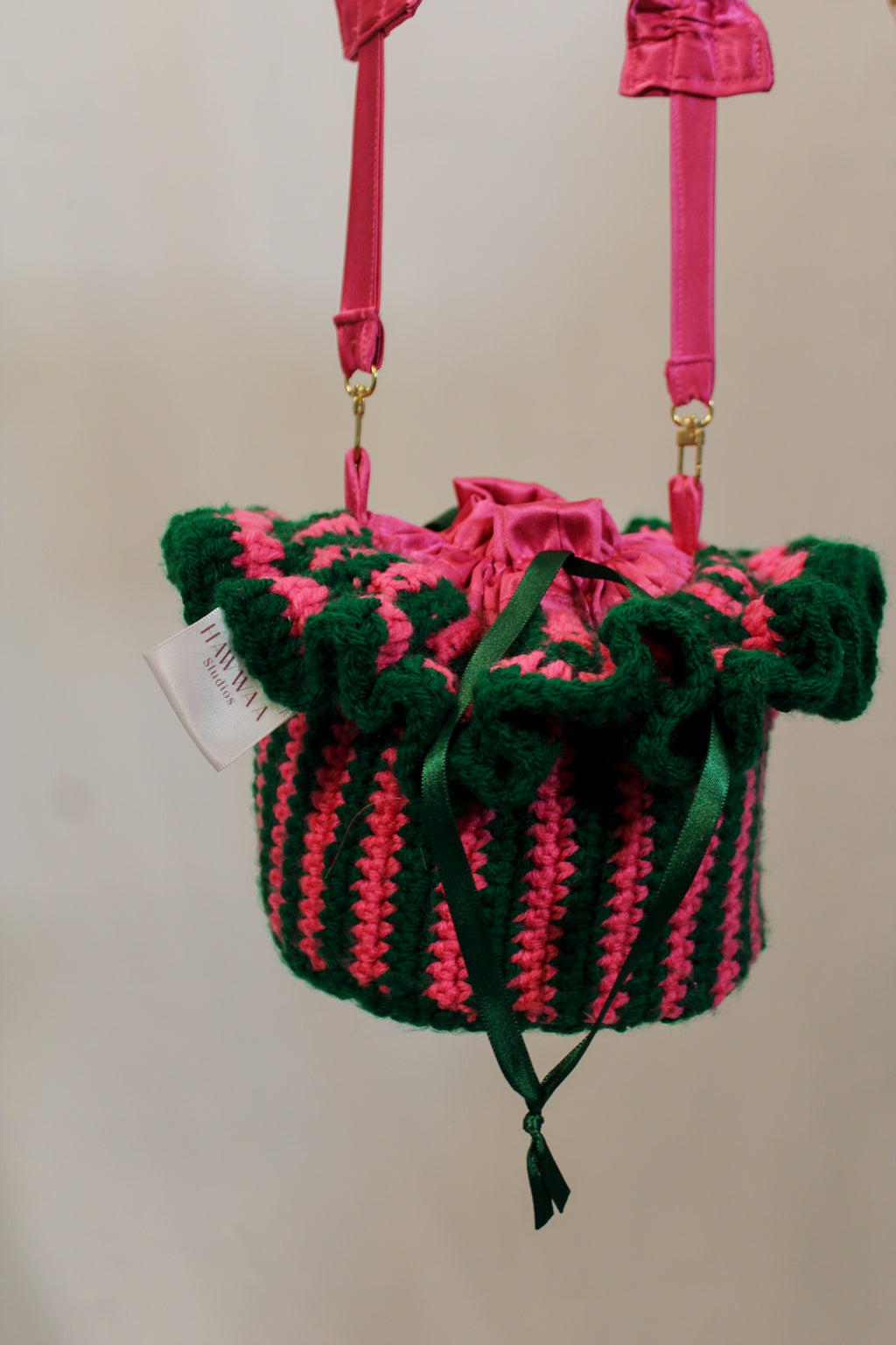 "Kate & Kelly" Market Pouch Crocheted Handbag - HAWWAA Studios