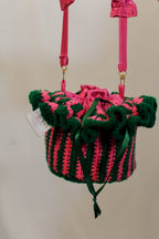 "Kate & Kelly" Market Pouch Crocheted Handbag - HAWWAA Studios