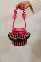 "Kate & Kelly" Market Pouch Crocheted Handbag - HAWWAA Studios