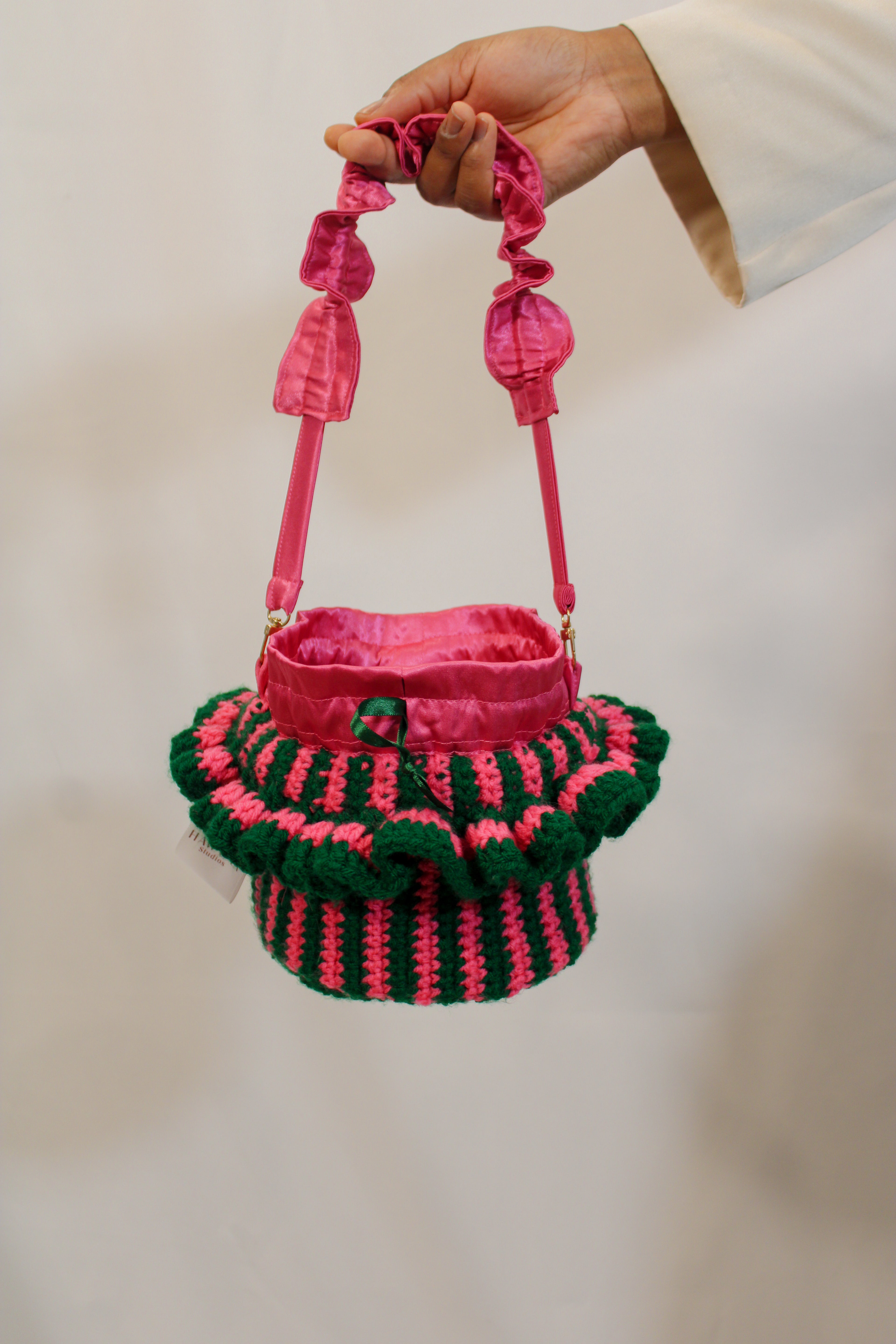 "Kate & Kelly" Market Pouch Crocheted Handbag - HAWWAA Studios